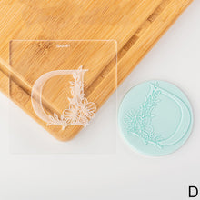 Load image into Gallery viewer, DIY Alphabet Cookie Embosser Baking Pastry Mold Fondant Cake Decorating Stamp Pastry Embossed Design Tool
