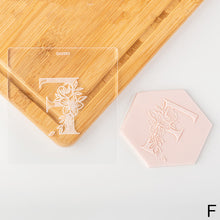 Load image into Gallery viewer, DIY Alphabet Cookie Embosser Baking Pastry Mold Fondant Cake Decorating Stamp Pastry Embossed Design Tool
