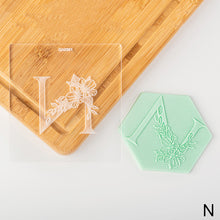 Load image into Gallery viewer, DIY Alphabet Cookie Embosser Baking Pastry Mold Fondant Cake Decorating Stamp Pastry Embossed Design Tool

