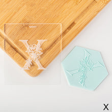 Load image into Gallery viewer, DIY Alphabet Cookie Embosser Baking Pastry Mold Fondant Cake Decorating Stamp Pastry Embossed Design Tool
