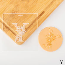 Load image into Gallery viewer, DIY Alphabet Cookie Embosser Baking Pastry Mold Fondant Cake Decorating Stamp Pastry Embossed Design Tool
