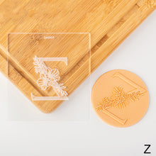 Load image into Gallery viewer, DIY Alphabet Cookie Embosser Baking Pastry Mold Fondant Cake Decorating Stamp Pastry Embossed Design Tool
