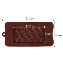 Load image into Gallery viewer, Siclione Chocolate Mold Non-Stick Silicone Triangle Mould Jelly Candy Dessert Pastry Cake Baking Tray Decorating Tools Ice Cube Mould
