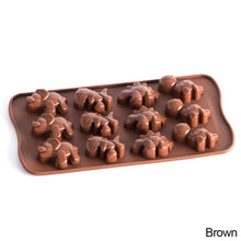 Load image into Gallery viewer, 12Cells Dinosaur Silicone Mold DIY Chocolate Cake Mold Baking Tray Dessert Pastry Cake Decorating Tools Ice Cube Mould
