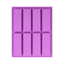 Load image into Gallery viewer, 8Cells Rectangle Silicone Baking Mould Engergy Bar Chocolate Fondant Molds Ice Cube Mold DIY Soap Mold Tools
