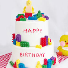 Load image into Gallery viewer, Building Block Silicone Cake Mold Silicone Building Bricks Ice Cube Mold Fondant Cake Decoration Sugarcraft Chocolate Moulds Cupcake Baking Mold Bakeware
