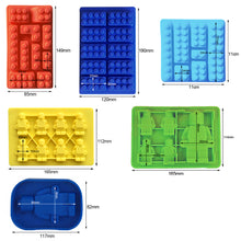 Load image into Gallery viewer, Building Block Silicone Cake Mold Silicone Building Bricks Ice Cube Mold Fondant Cake Decoration Sugarcraft Chocolate Moulds Cupcake Baking Mold Bakeware
