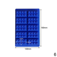 Load image into Gallery viewer, Building Block Silicone Cake Mold Silicone Building Bricks Ice Cube Mold Fondant Cake Decoration Sugarcraft Chocolate Moulds Cupcake Baking Mold Bakeware
