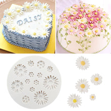 Load image into Gallery viewer, Silicone Daisy Cake Mold Fondant Cake Decorattion Flower Mould Tool Sugarcraft Chocolate Moulds Cupcake Baking Mold Bakeware
