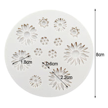 Load image into Gallery viewer, Silicone Daisy Cake Mold Fondant Cake Decorattion Flower Mould Tool Sugarcraft Chocolate Moulds Cupcake Baking Mold Bakeware
