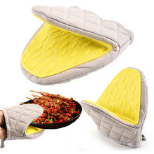 Load image into Gallery viewer, 1pc Non Slip Silicone Anti-scalding Oven Gloves Mitts Kitchen Silicone Gloves Tray Dish Bowl Holder Baking Cooking Insulation Hand Clip for BBQ
