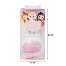 Load image into Gallery viewer, 6pcs/set Mini Stainless Steel Princess Fruit Fork Kids Girls Cute Cartoon Princess Dessert Forks Children Lunch Dessert Fruit Decoration Forks
