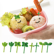 Load image into Gallery viewer, 8pcs/set Leaves Fruit Fork Kids Snack Dessert Decoration Forks Toothpick Lunch Salad Decoration Accessories Cake Picks
