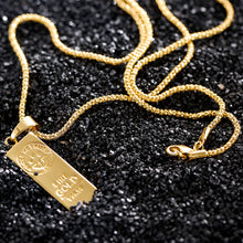 Load image into Gallery viewer, Fashio Gold Hip Hop Bullion Pendant Necklace For Women Men Jewelry Gift
