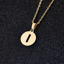 Load image into Gallery viewer, A To Z Stainless Steel 26 Letters Initial Alphabet Pendant Necklace For Women Men Couple Jewelry Gift
