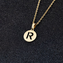 Load image into Gallery viewer, A To Z Stainless Steel 26 Letters Initial Alphabet Pendant Necklace For Women Men Couple Jewelry Gift

