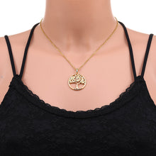 Load image into Gallery viewer, Fashion Luxury 18K Gold Plated Micro-inlaid Zircon Tree life Pendant Necklace For Women Jewelry Gift
