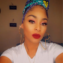 Load image into Gallery viewer, Hip Hop Stainless Steel Africa Map Earrings Exaggerate Larger Earrings For Women Jewelry Gold Color
