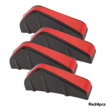 Load image into Gallery viewer, 4Pcs Car Modified Shark Fin Rear Spoiler Car Rear Bumper Lip Diffuser Anti-collision Universal
