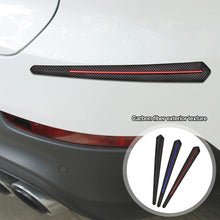 Load image into Gallery viewer, 2Pcs Auto Accessories Universal Carbon Fiber Rubber Car Bumper Lip Strip Exterior Decoration Mouldings Protectors
