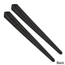 Load image into Gallery viewer, 2Pcs Auto Accessories Universal Carbon Fiber Rubber Car Bumper Lip Strip Exterior Decoration Mouldings Protectors
