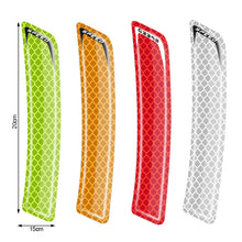 Load image into Gallery viewer, 2Pcs Car Safety Warning Sticker Mark Car Reflective Stickers Tape Reflective Strips Exterior Accessories
