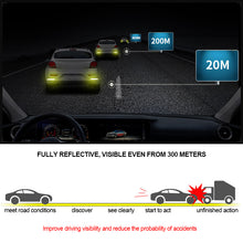 Load image into Gallery viewer, 6Pcs Car Safety Warning Sticker Mark Car Reflective Stickers Tape Bumper Reflective Strips Exterior Accessories
