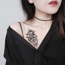 Load image into Gallery viewer, 30pcs/set Sketch Flower Tattoo Stickers Long-lasting Tattoo Stickers Body Hand-painted Art Paste Painting Tattoo For Women
