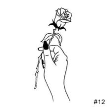 Load image into Gallery viewer, Simple Tattoo Stickers Waterproof Long Lasting Tattoo Stickers Body Art Tattoo Fake Tattoo Sticker For Women Men
