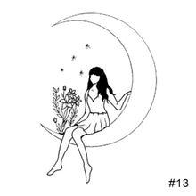 Load image into Gallery viewer, Simple Tattoo Stickers Waterproof Long Lasting Tattoo Stickers Body Art Tattoo Fake Tattoo Sticker For Women Men
