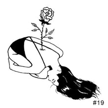 Load image into Gallery viewer, Simple Tattoo Stickers Waterproof Long Lasting Tattoo Stickers Body Art Tattoo Fake Tattoo Sticker For Women Men
