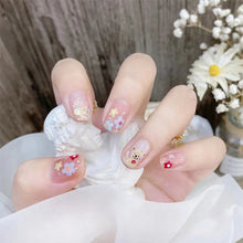 Load image into Gallery viewer, 24pcs/set Short Manicure Fake Nail Detachable Fake Nail Patch Wearing Nails Nail Stickers Nail Art Accessories

