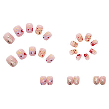 Load image into Gallery viewer, 24pcs/set Short Manicure Fake Nail Detachable Fake Nail Patch Wearing Nails Nail Stickers Nail Art Accessories
