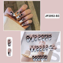 Load image into Gallery viewer, 24pcs/set Long Manicure Fake Nail Detachable Nail Patch Wearing Nails Nail Stickers Nail Art Accessories
