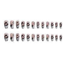 Load image into Gallery viewer, 24pcs/set Long Manicure Fake Nail Detachable Nail Patch Wearing Nails Nail Stickers Nail Art Accessories
