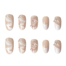 Load image into Gallery viewer, 24pcs/set Long Manicure Fake Nail Detachable Nail Patch Wearing Nails Nail Stickers Nail Art Accessories
