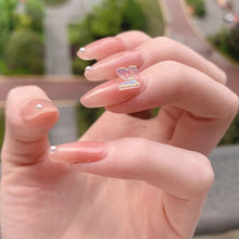 Load image into Gallery viewer, 24pcs/set Long Manicure Fake Nail Detachable Nail Patch Wearing Nails Nail Stickers Nail Art Accessories
