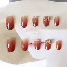 Load image into Gallery viewer, 24pcs/set Long Manicure Fake Nail Detachable Nail Patch Wearing Nails Nail Stickers Nail Art Accessories
