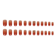 Load image into Gallery viewer, 24pcs/set Long Manicure Fake Nail Detachable Nail Patch Wearing Nails Nail Stickers Nail Art Accessories
