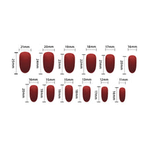 Load image into Gallery viewer, 24pcs/set Long Manicure Fake Nail Detachable Nail Patch Wearing Nails Nail Stickers Nail Art Accessories

