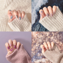 Load image into Gallery viewer, 14pcs/Sheet Laser Bronzing Nail Stickers Adhesive Nail Sticker 3D Nail Wrap Full Cover Nail Art Supplies Nail Accessories
