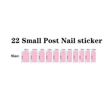 Load image into Gallery viewer, 22pcs/Sheet Nail Stickers Adhesive Nail Sticker Nail Wrap Full Cover Nail Art Supplies Nail Accessories
