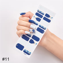 Load image into Gallery viewer, 22pcs/Sheet Nail Stickers Adhesive Nail Sticker Nail Wrap Full Cover Nail Art Supplies Nail Accessories
