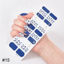 Load image into Gallery viewer, 22pcs/Sheet Nail Stickers Adhesive Nail Sticker Nail Wrap Full Cover Nail Art Supplies Nail Accessories
