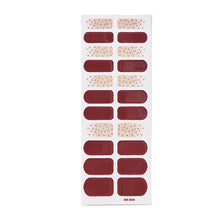 Load image into Gallery viewer, 22pcs/Sheet Nail Stickers Adhesive Nail Sticker Nail Wrap Full Cover Nail Art Supplies Nail Accessories
