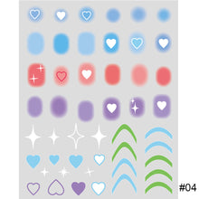 Load image into Gallery viewer, Smudge Gradient Nail Stickers Creative Fashion Manicure Stickers Nail Art Decoration Nail Accessories
