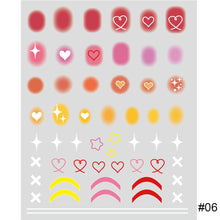 Load image into Gallery viewer, Smudge Gradient Nail Stickers Creative Fashion Manicure Stickers Nail Art Decoration Nail Accessories

