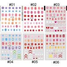 Load image into Gallery viewer, Smudge Gradient Nail Stickers Creative Fashion Manicure Stickers Nail Art Decoration Nail Accessories

