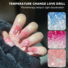 Load image into Gallery viewer, 100pcs Photochromic Love Nail Decoration Stickers Transparent Nail Stickers Nail Decoration Nail Art DIY Nail Accessories
