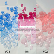 Load image into Gallery viewer, 100pcs Photochromic Love Nail Decoration Stickers Transparent Nail Stickers Nail Decoration Nail Art DIY Nail Accessories
